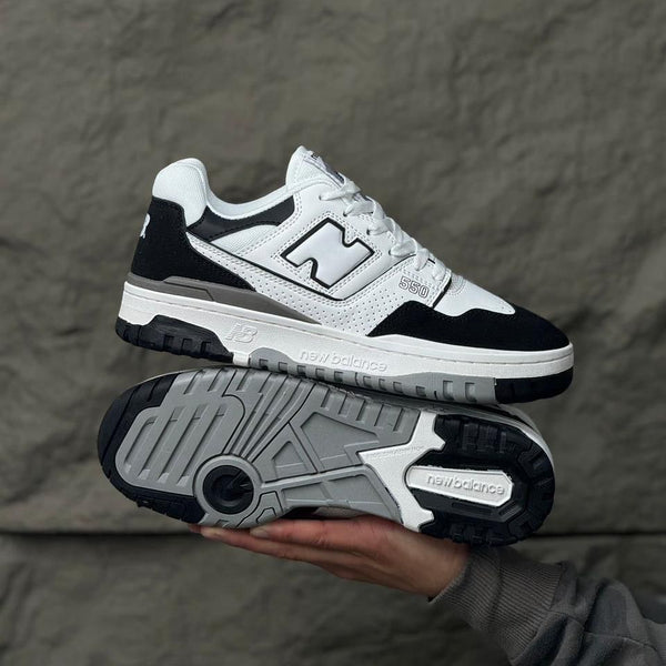 NB 550 Blanco/Negro – Estilo Retro con Vibra Urbana