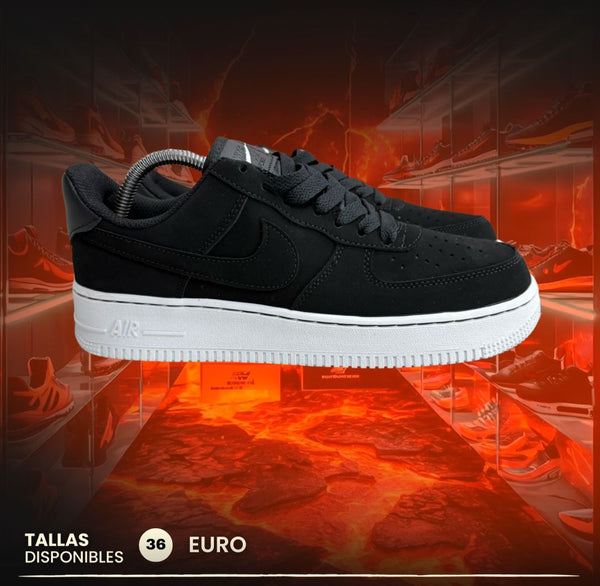 Zapatillas NK AF1 Gamuza Negra – Talla 36 Último Par 🔥