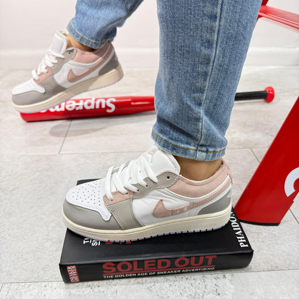 JDN 1 Low Rosa/Gris – Suavidad, Estilo y Personalidad